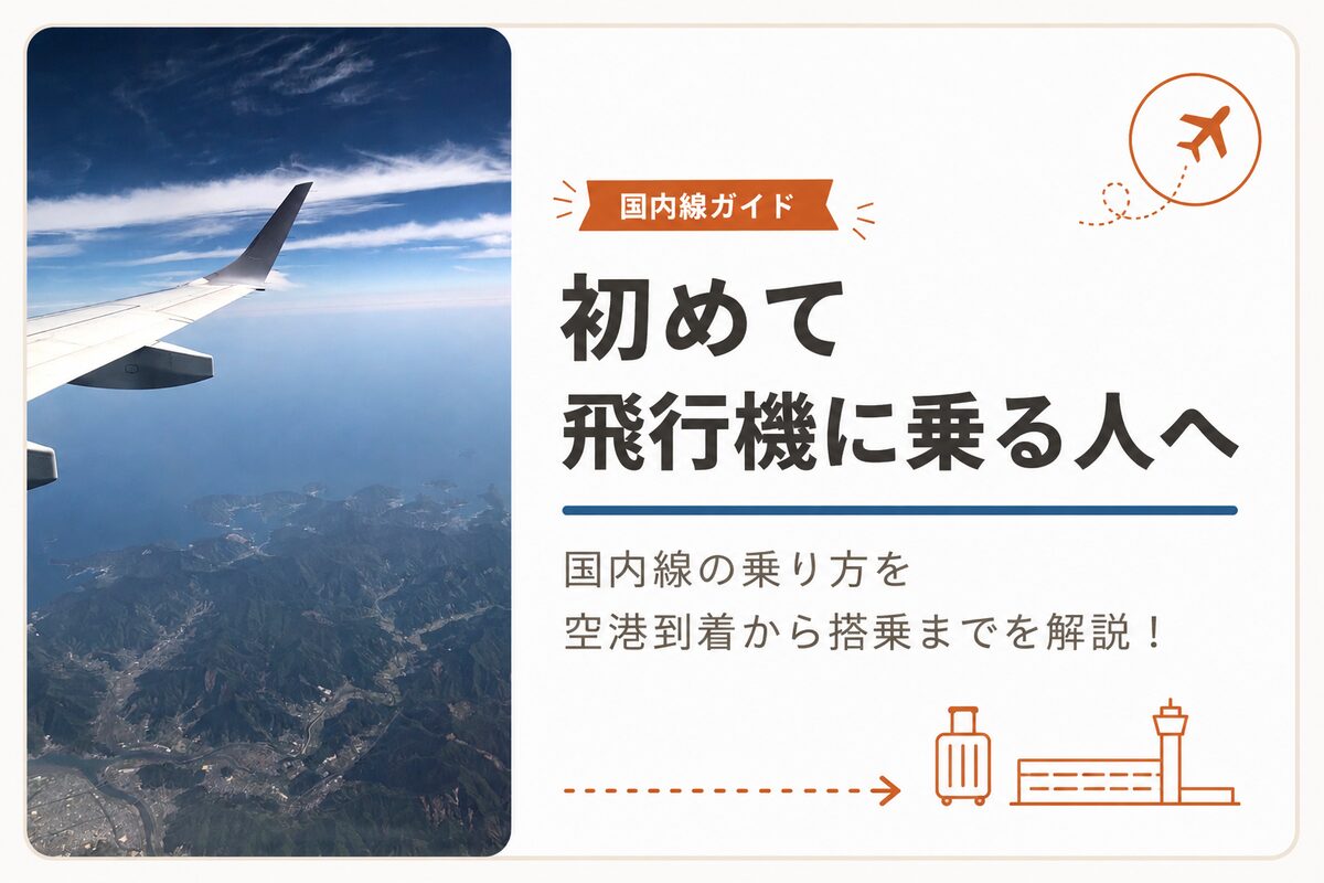 飛行機の窓から見た翼と青空